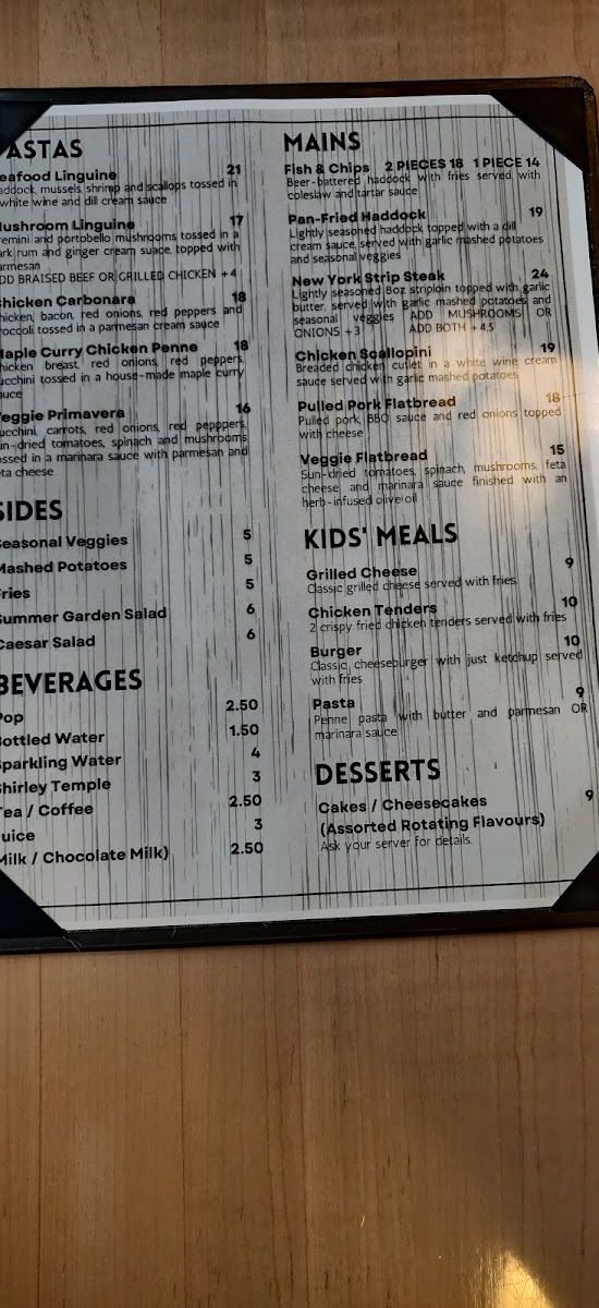 Menu The Turtleback Tap & Grill-10