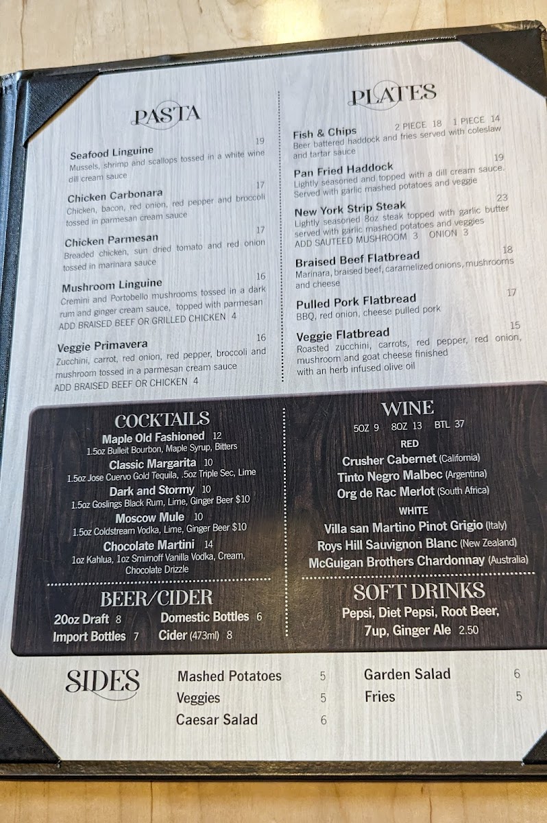 Menu The Turtleback Tap & Grill-6